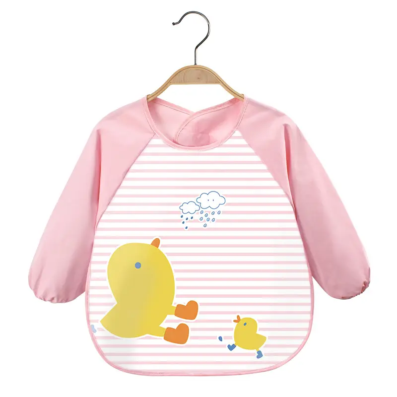 Pink Cherry Print Baby Flip Bib Anti-Dirty - Image 39