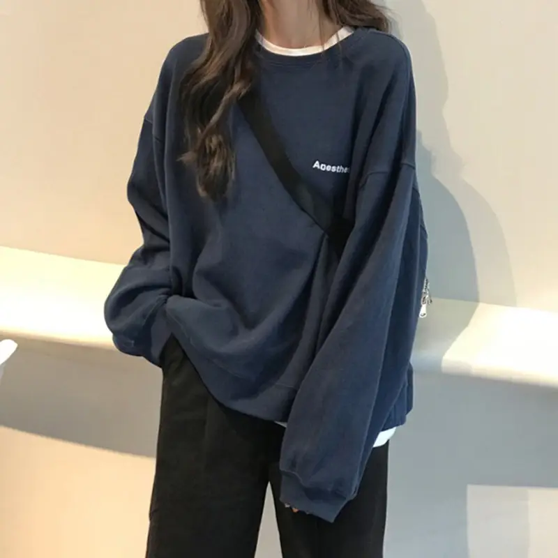 2025 Korean Style Loose Sweatshirt Female Student - Image 9