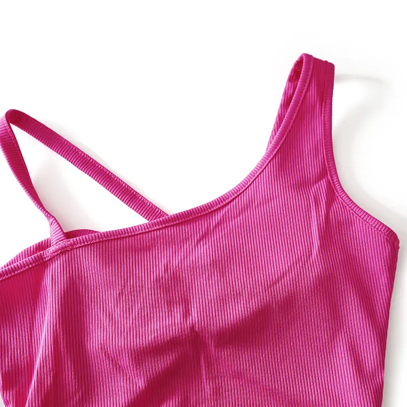 White Hollow Out Camisole Cross Body Top — feature 23