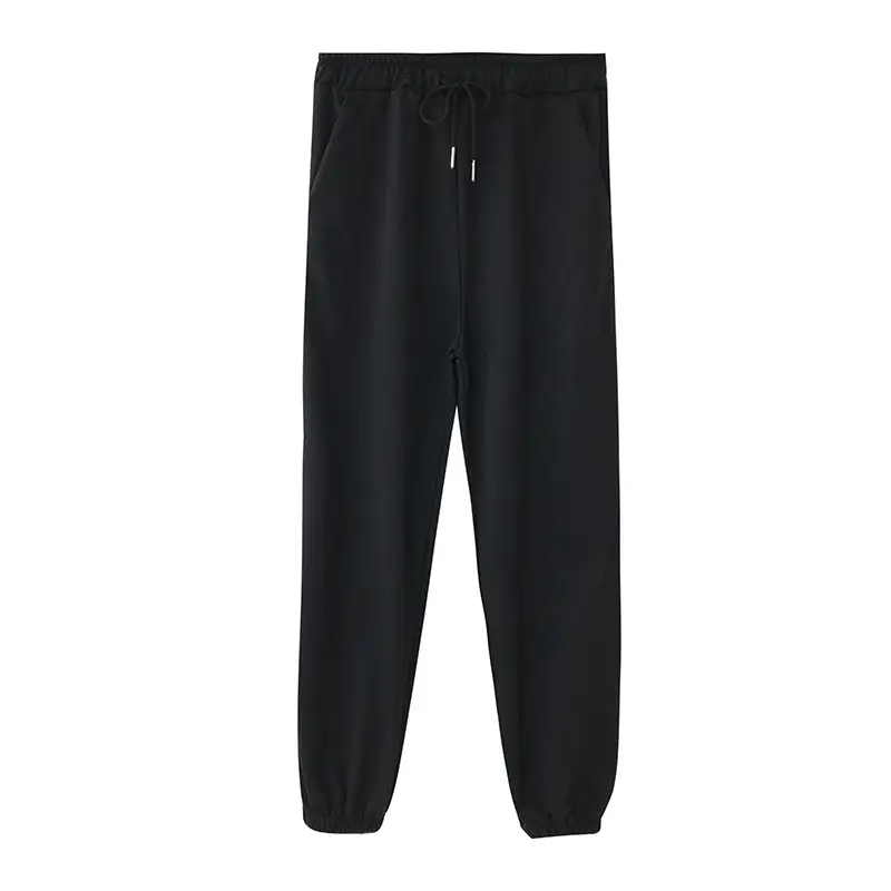 Grey Wide Leg Pants Women Spring Autumn 2021 Loose Casual Staggy Waist - Image 7