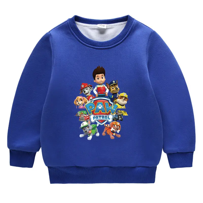 2023 Kids Velvet Sweatshirt Green Double Layer Cold Proof - Image 8