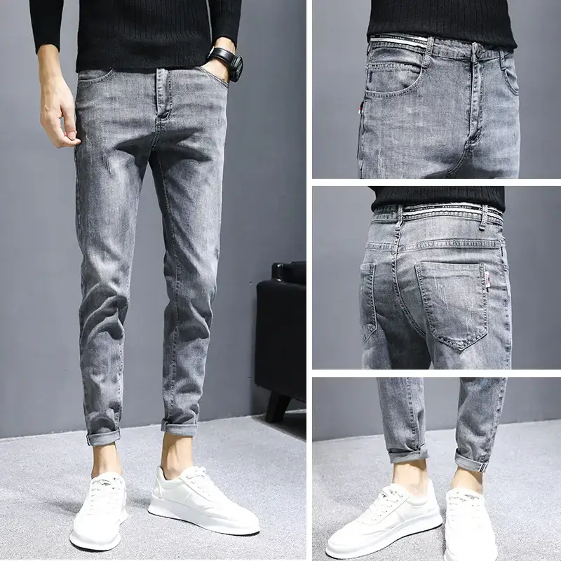 2021 Slim Fit Skinny Jeans Men's Korean Style - Image 32