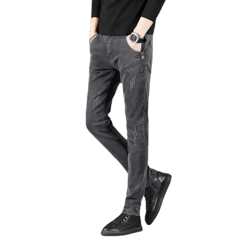 2021 Slim Fit Skinny Jeans Men's Korean Style - Image 36