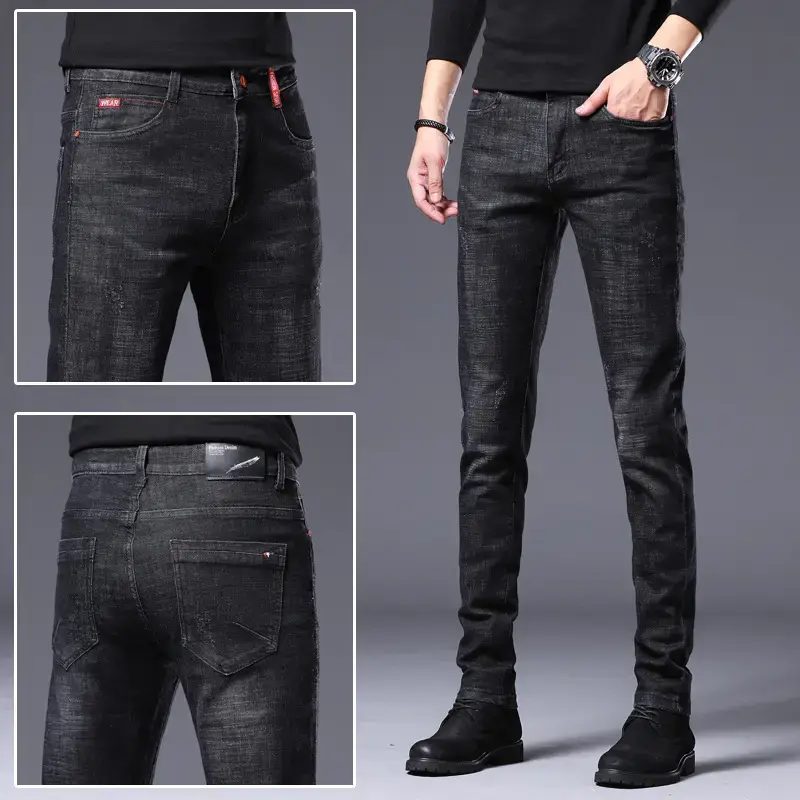 2021 Slim Fit Skinny Jeans Men's Korean Style - Image 10
