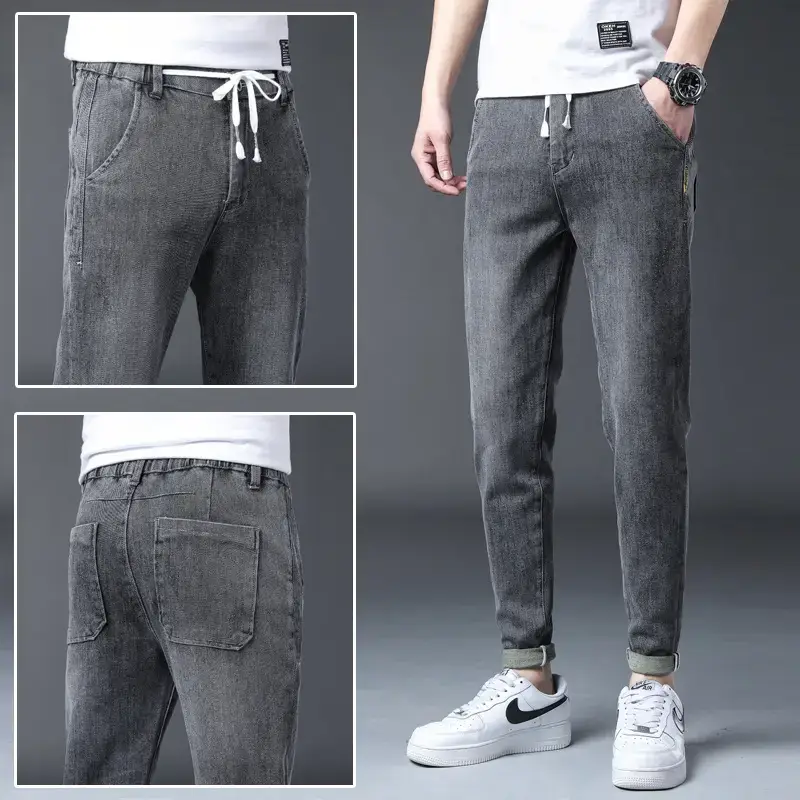 2021 Slim Fit Skinny Jeans Men's Korean Style - Image 11