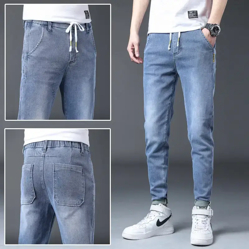 2021 Slim Fit Skinny Jeans Men's Korean Style - Image 12