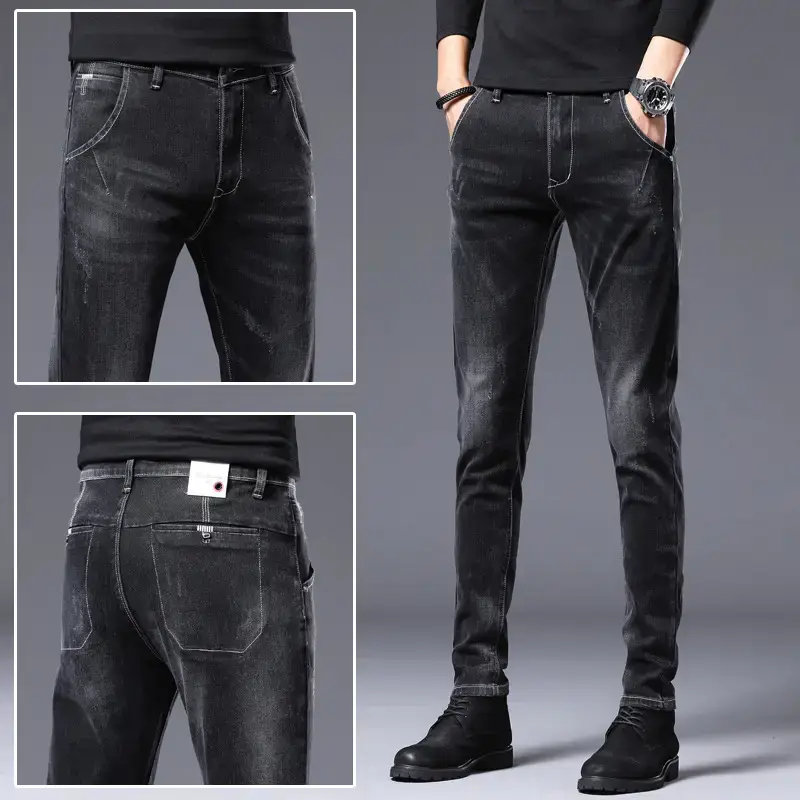 2021 Slim Fit Skinny Jeans Men's Korean Style - Image 19