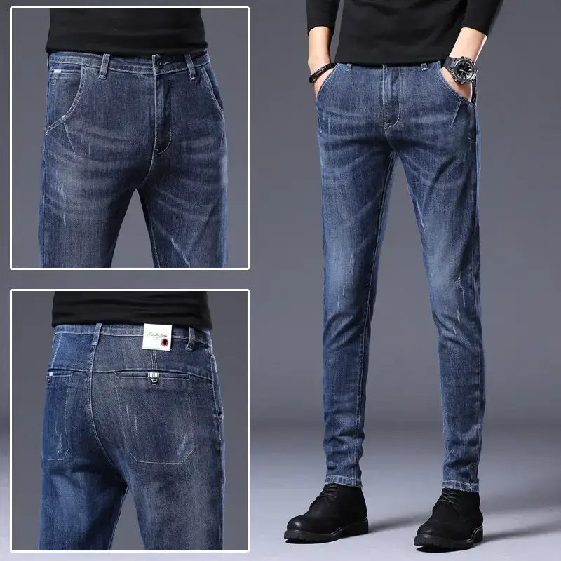 2021 Slim Fit Skinny Jeans Men's Korean Style - Image 20