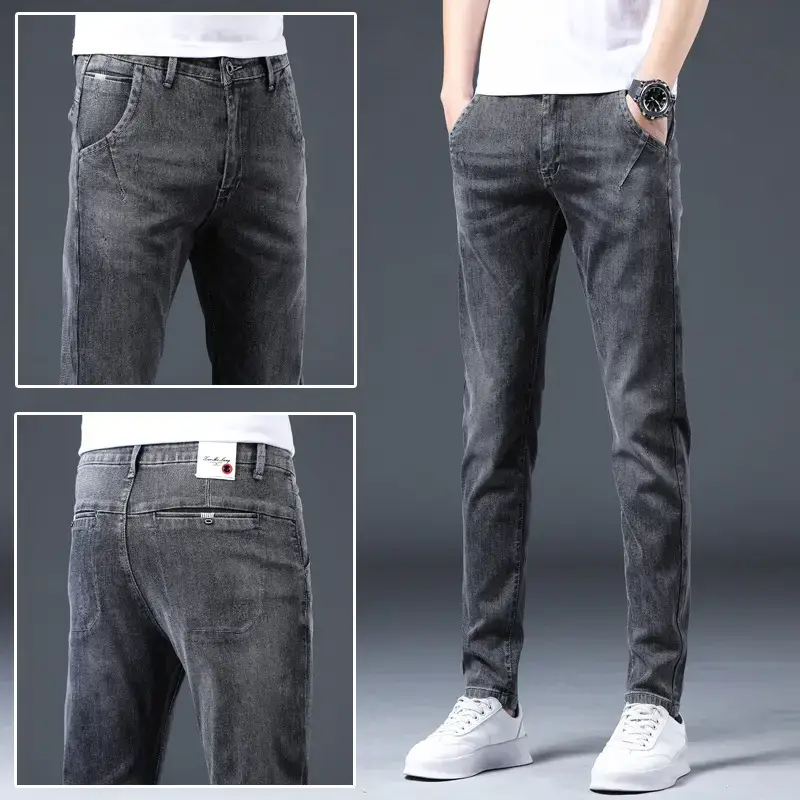 2021 Slim Fit Skinny Jeans Men's Korean Style - Image 22
