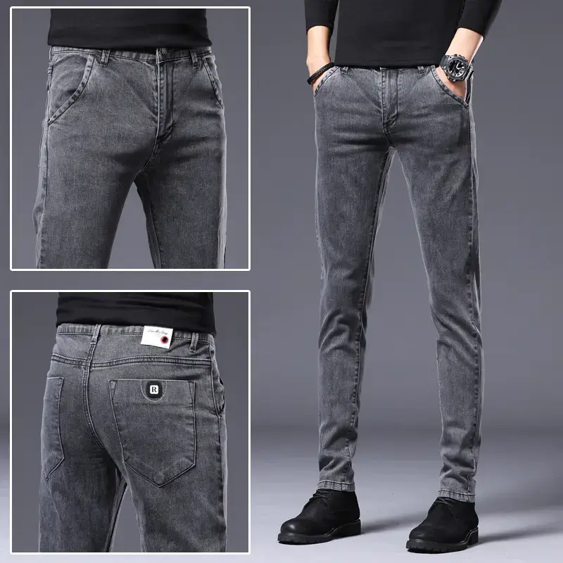 2021 Slim Fit Skinny Jeans Men's Korean Style - Image 24