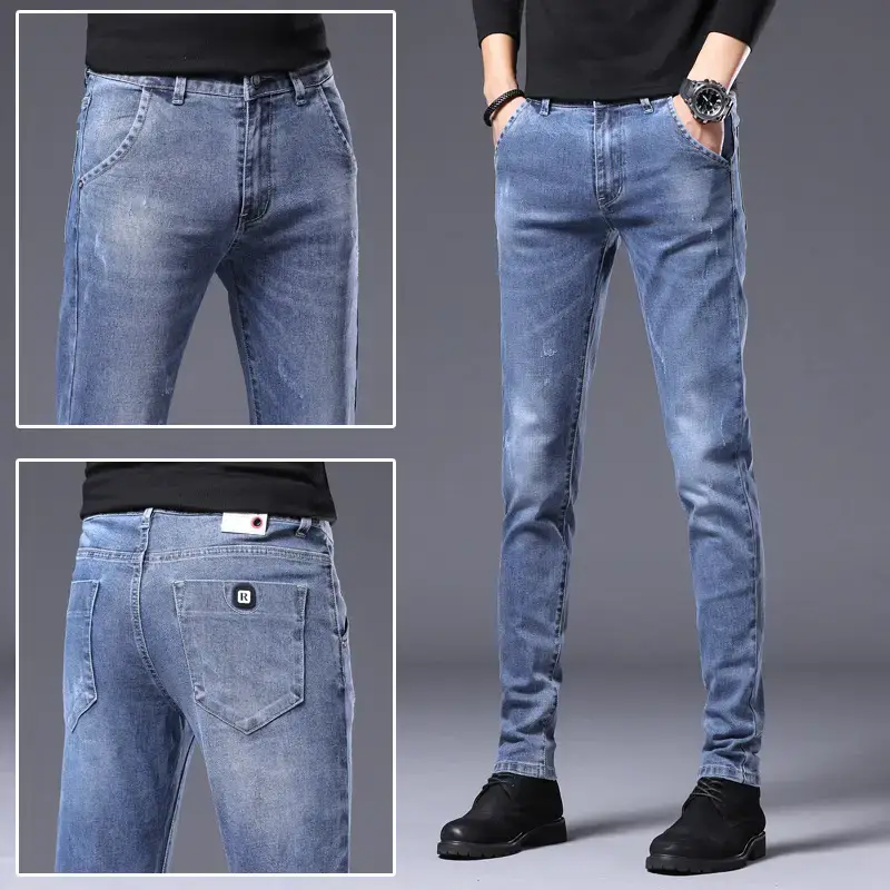 2021 Slim Fit Skinny Jeans Men's Korean Style - Image 25