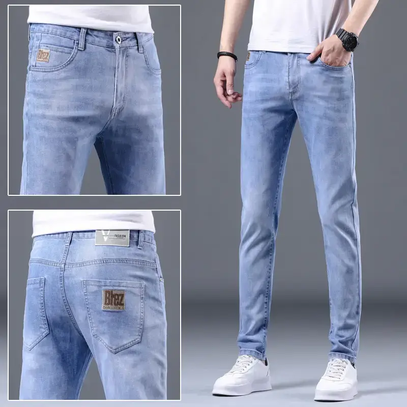 2021 Slim Fit Skinny Jeans Men's Korean Style - Image 27