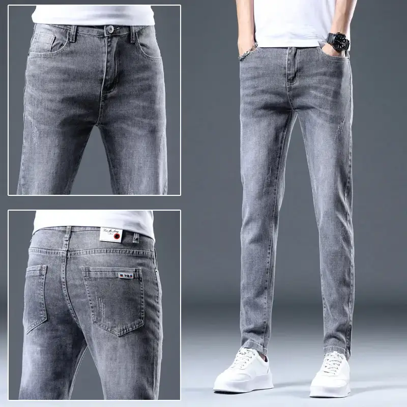 2021 Slim Fit Skinny Jeans Men's Korean Style - Image 31