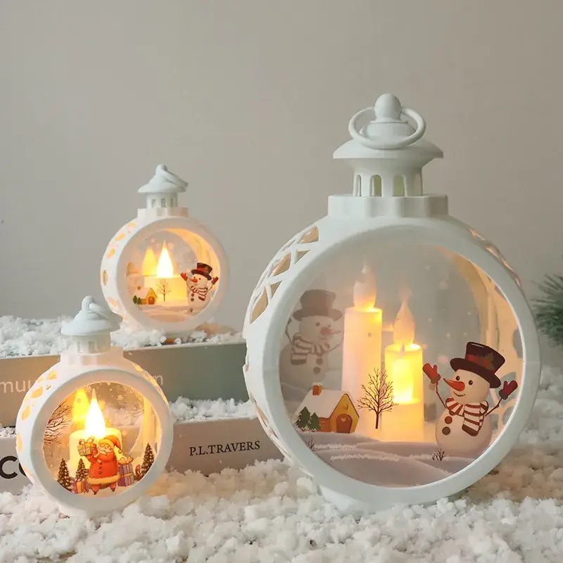 Christmas Window Ornaments with Candle Light Decor - Image 9