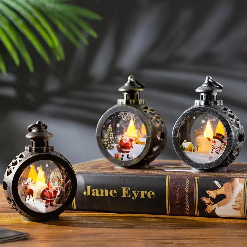 Christmas Window Ornaments with Candle Light Decor - Image 10