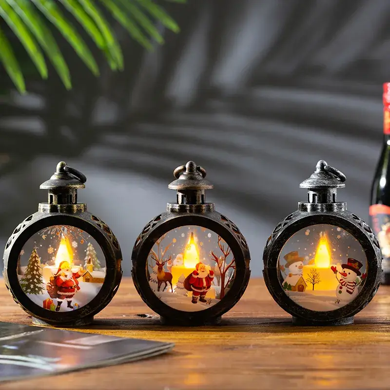 Christmas Window Ornaments with Candle Light Decor - Image 11