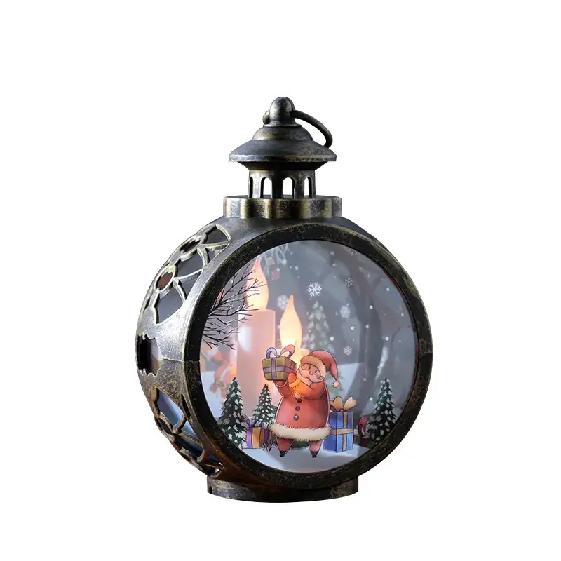 Christmas Window Ornaments with Candle Light Decor - Image 12