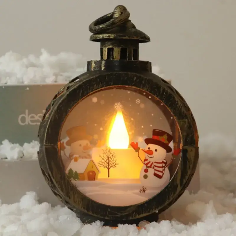 Christmas Window Ornaments with Candle Light Decor - Image 4
