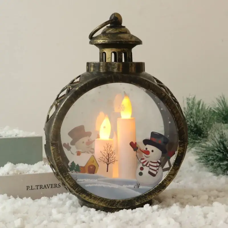 Christmas Window Ornaments with Candle Light Decor - Image 5