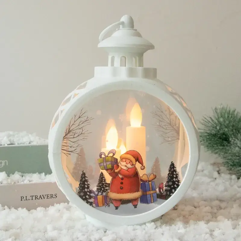 Christmas Window Ornaments with Candle Light Decor - Image 6