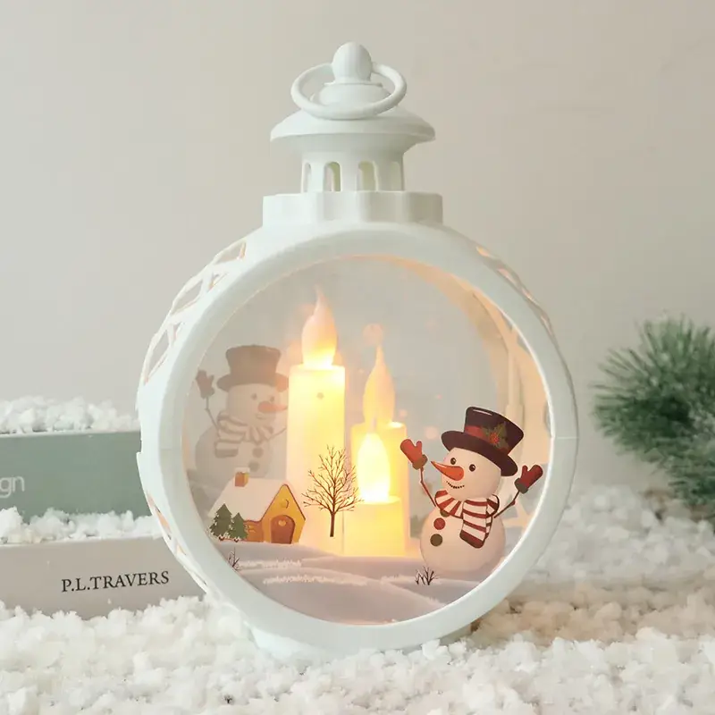 Christmas Window Ornaments with Candle Light Decor - Image 7
