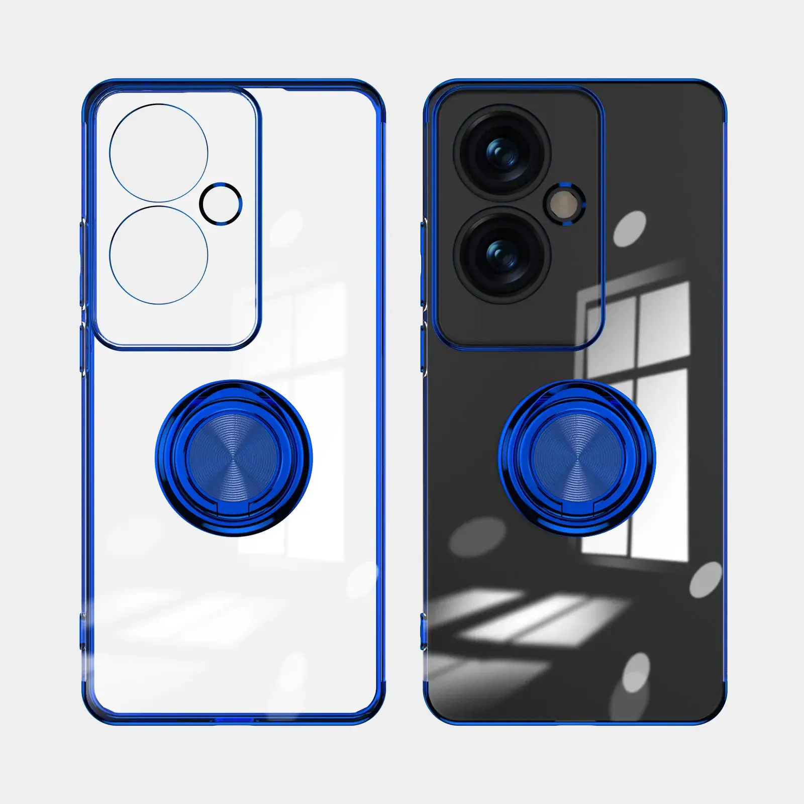 Oppo Reno13A Protective Case with Ring & Transparent Design - Image 7