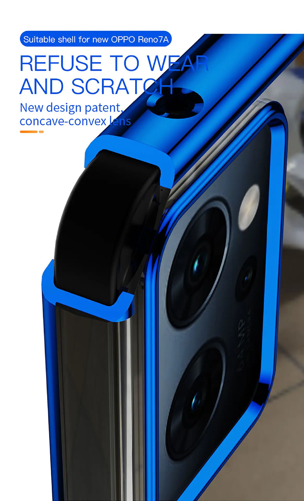 Oppo Reno13A Protective Case with Ring & Transparent Design — feature 16