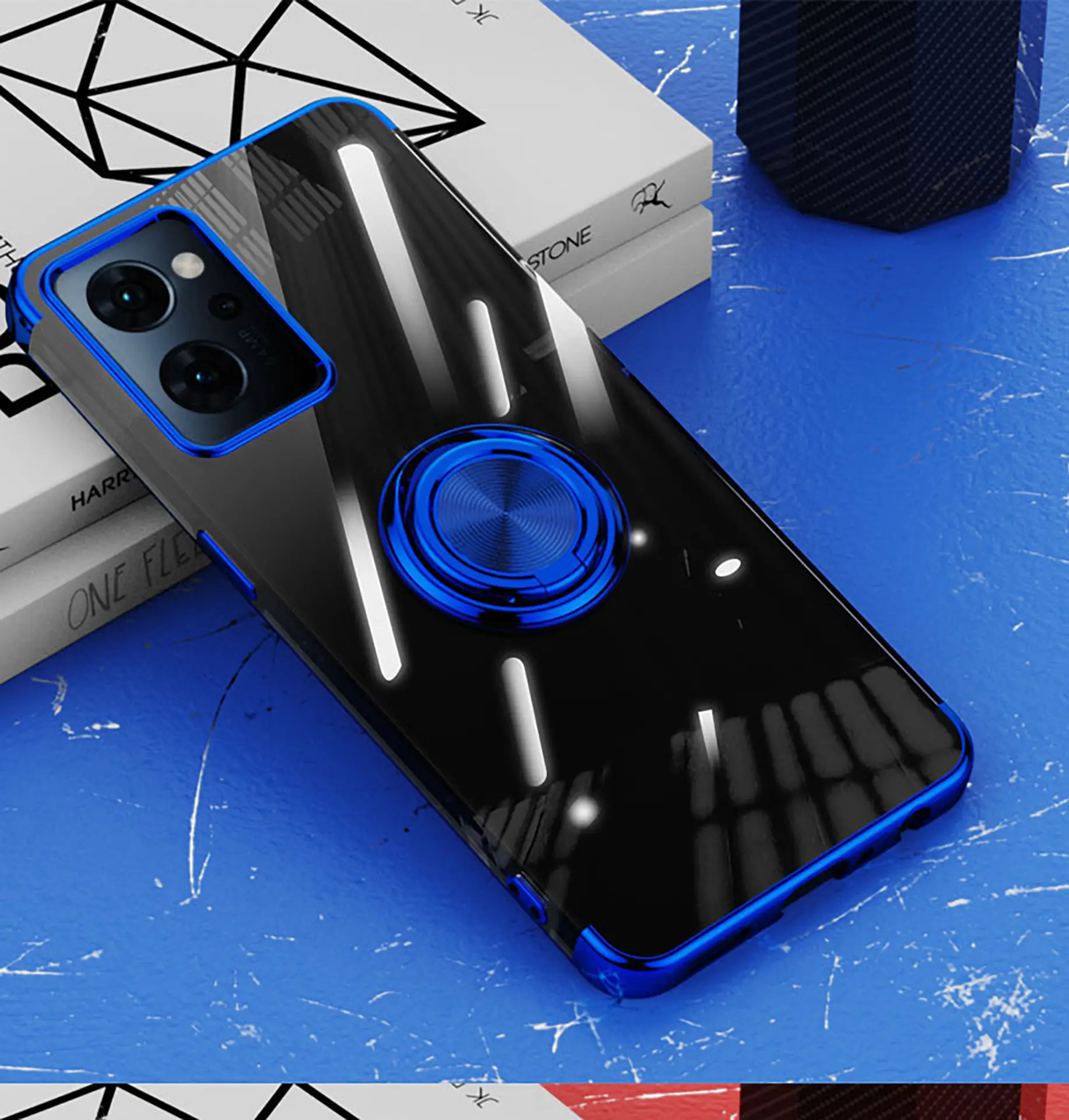 Oppo Reno13A Protective Case with Ring & Transparent Design — feature 27