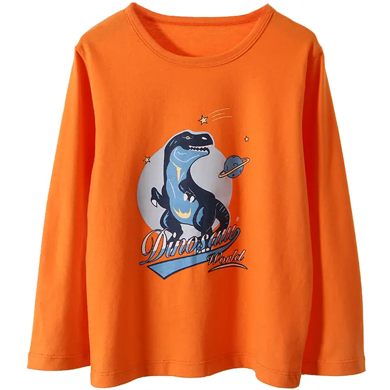 Gray Cotton Round Neck T-Shirt for Boys Girls - Image 6
