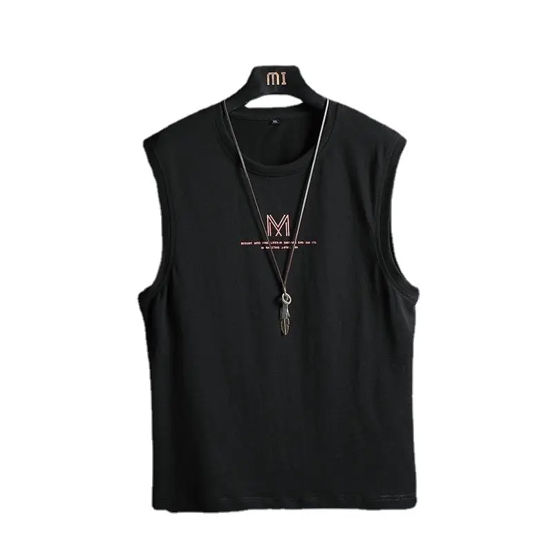 Men's 24 Racing Printed Sleeveless Vest Black