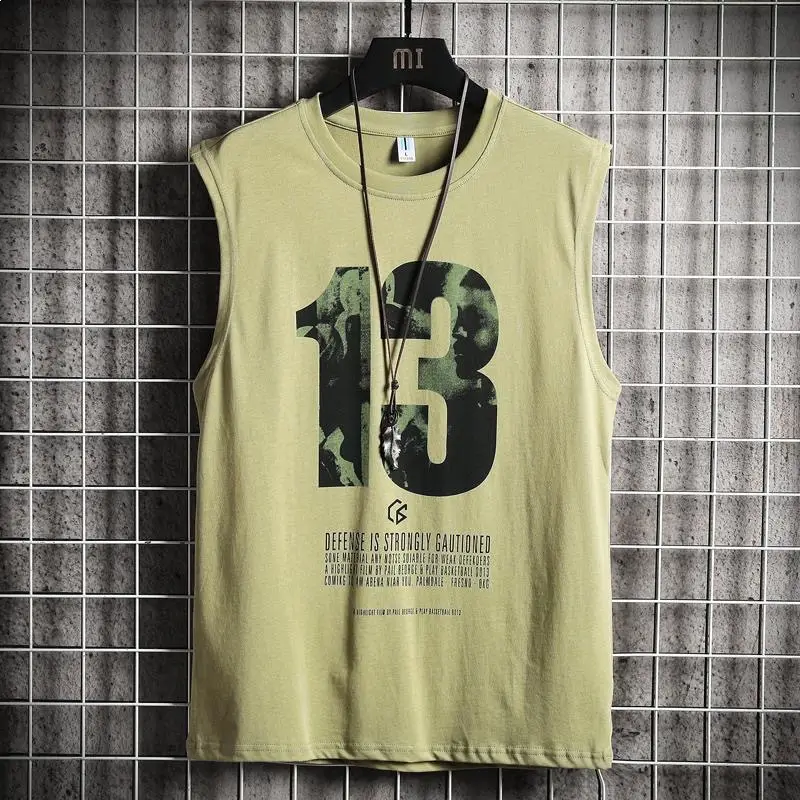 Men's 24 Racing Printed Sleeveless Vest Black