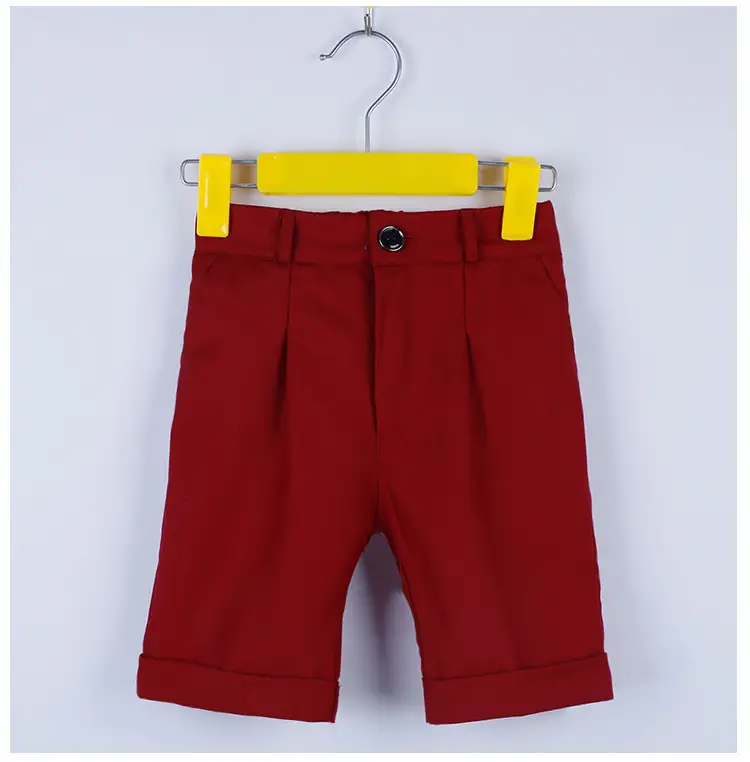 White Korean Shorts for Boys Summer 2023 - Image 3