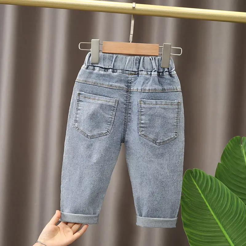 Girls Jeans 2025 Cotton Blue Kids 3Yrs - Image 6