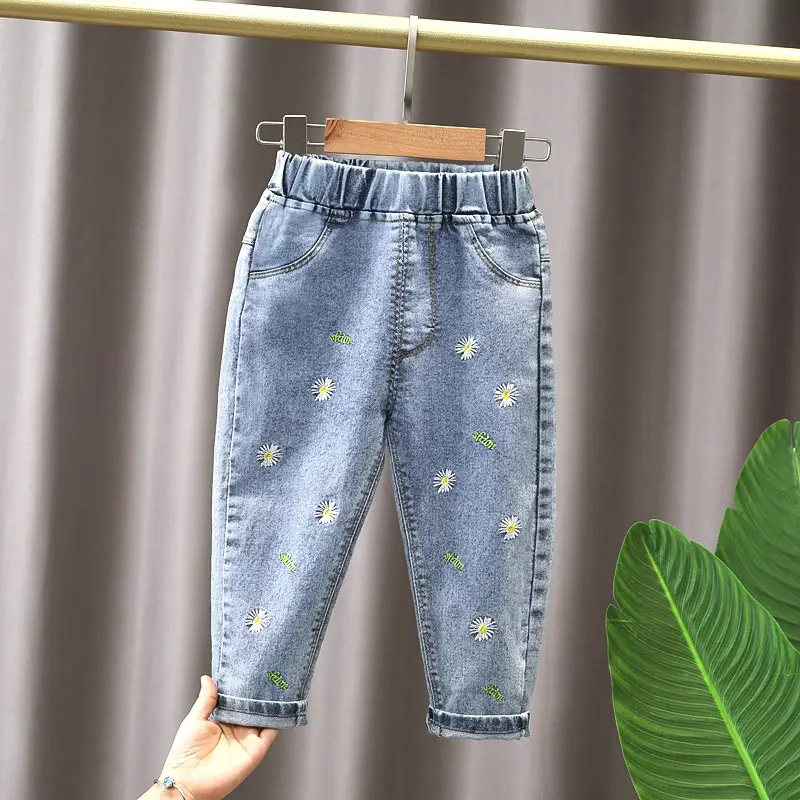 Girls Jeans 2025 Cotton Blue Kids 3Yrs - Image 4