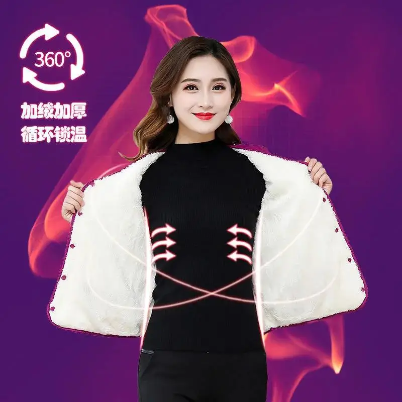 Women's Pink Down Vest for Winter Warmth - Image 6