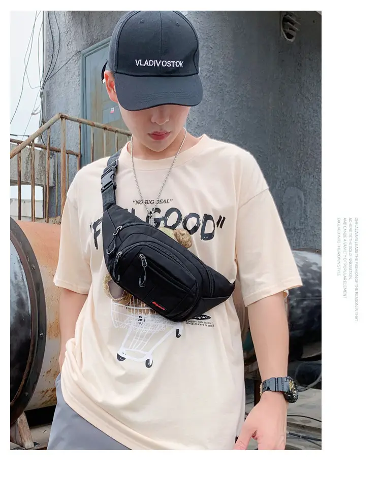 Blue Korean Style Crossbody Sports Bag for Men — feature 23