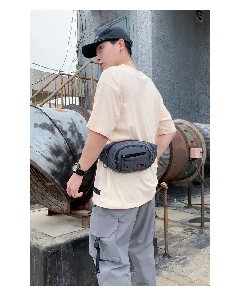 Blue Korean Style Crossbody Sports Bag for Men — feature 27