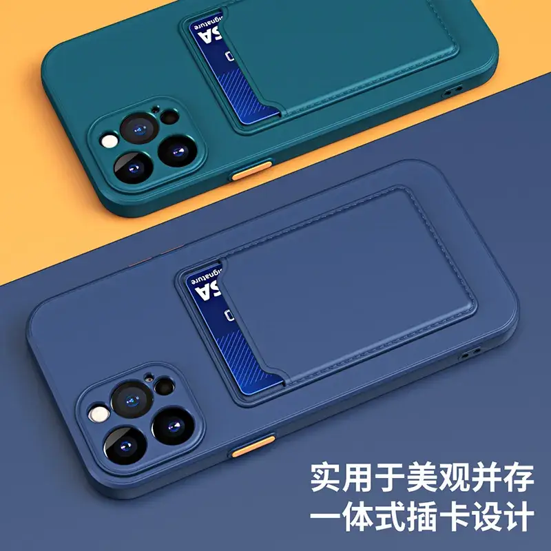 Dark Blue Silicone Phone Case for iPhone 15 Pro - Image 11
