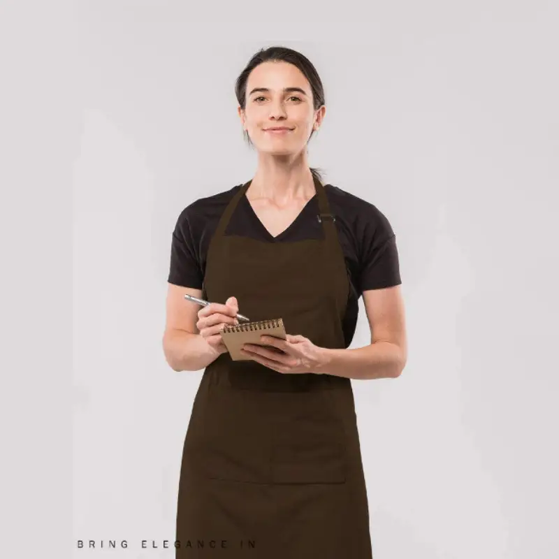 Purple Crossbody Neck Apron for Kitchen BBQ Use — feature 7