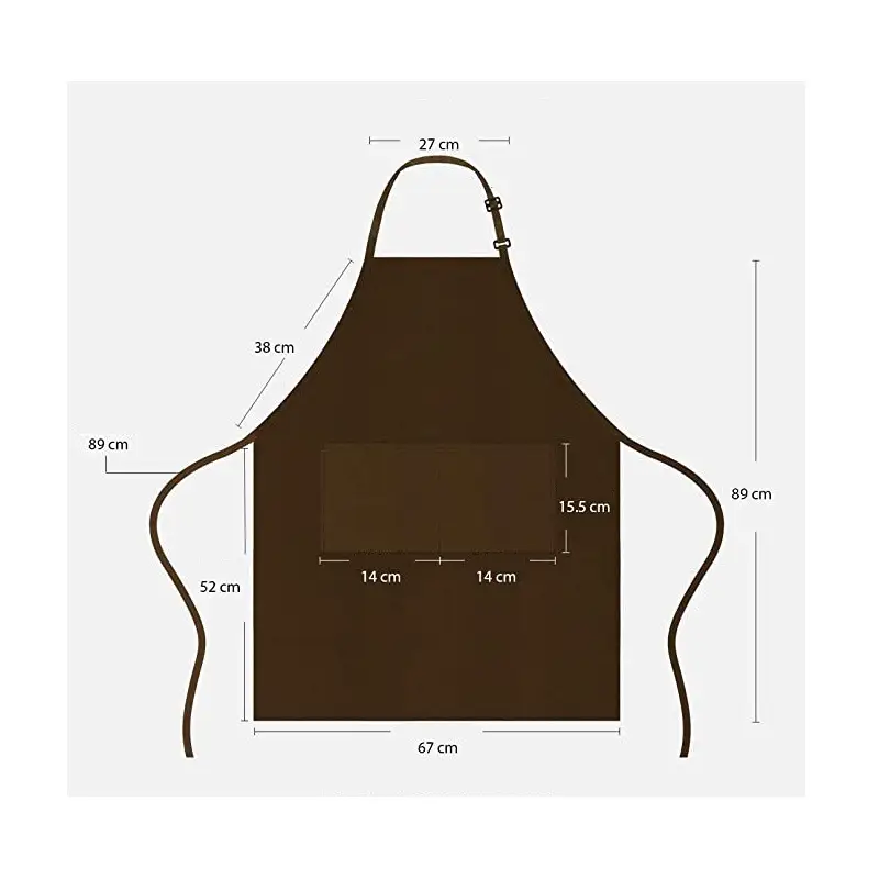 Purple Crossbody Neck Apron for Kitchen BBQ Use — feature 8