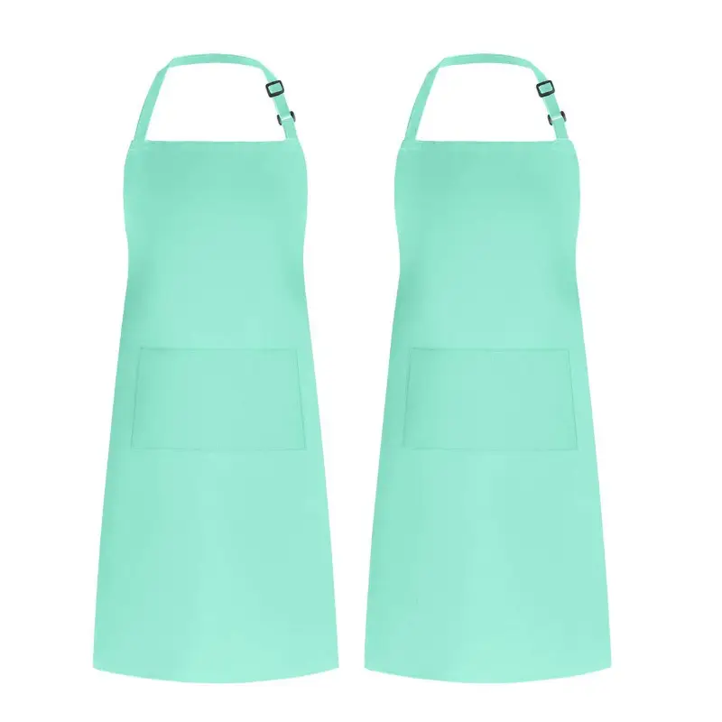 Purple Crossbody Neck Apron for Kitchen BBQ Use