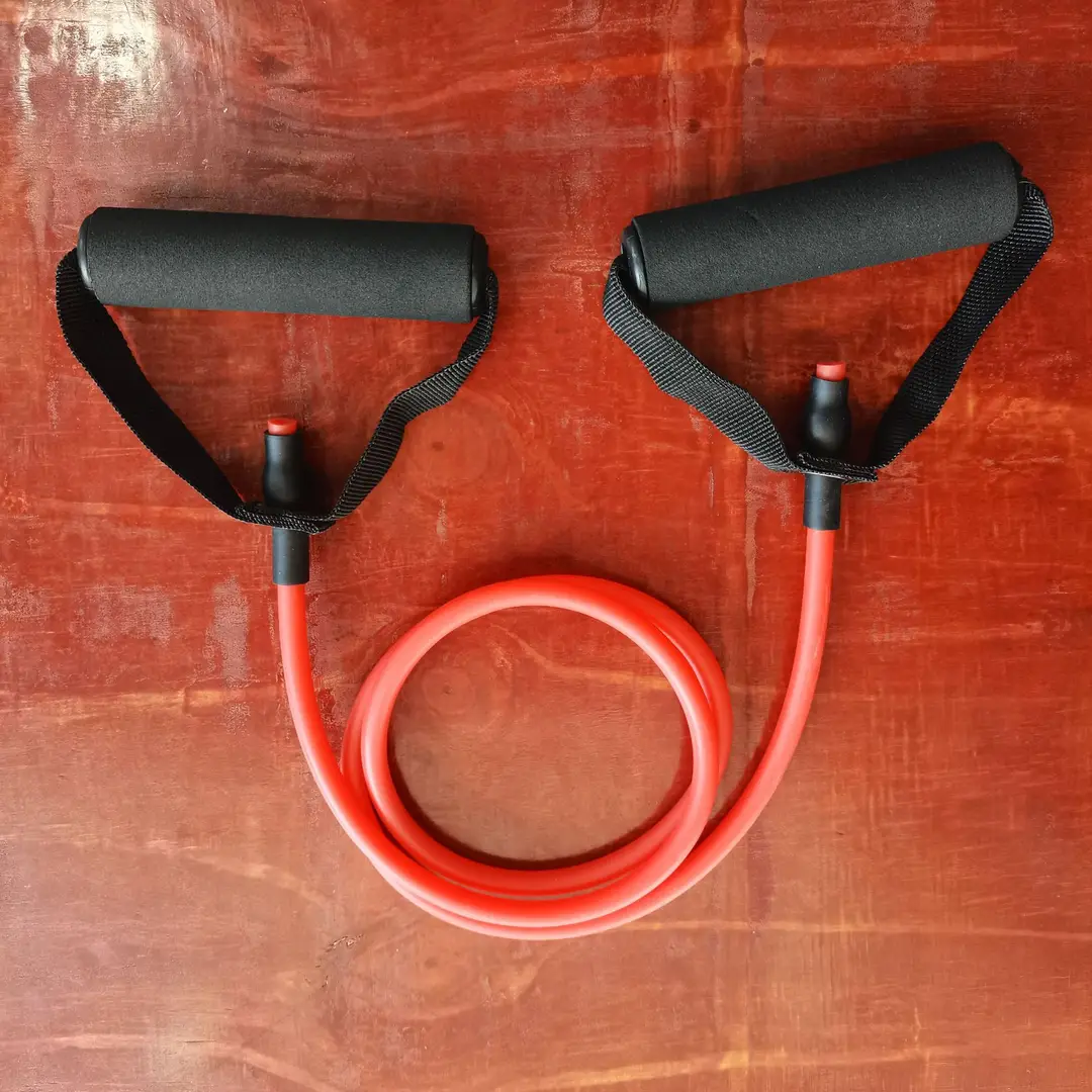 One-word tension belt muscle training fitness equipment tpe tension device kit 11 piece set tension rope