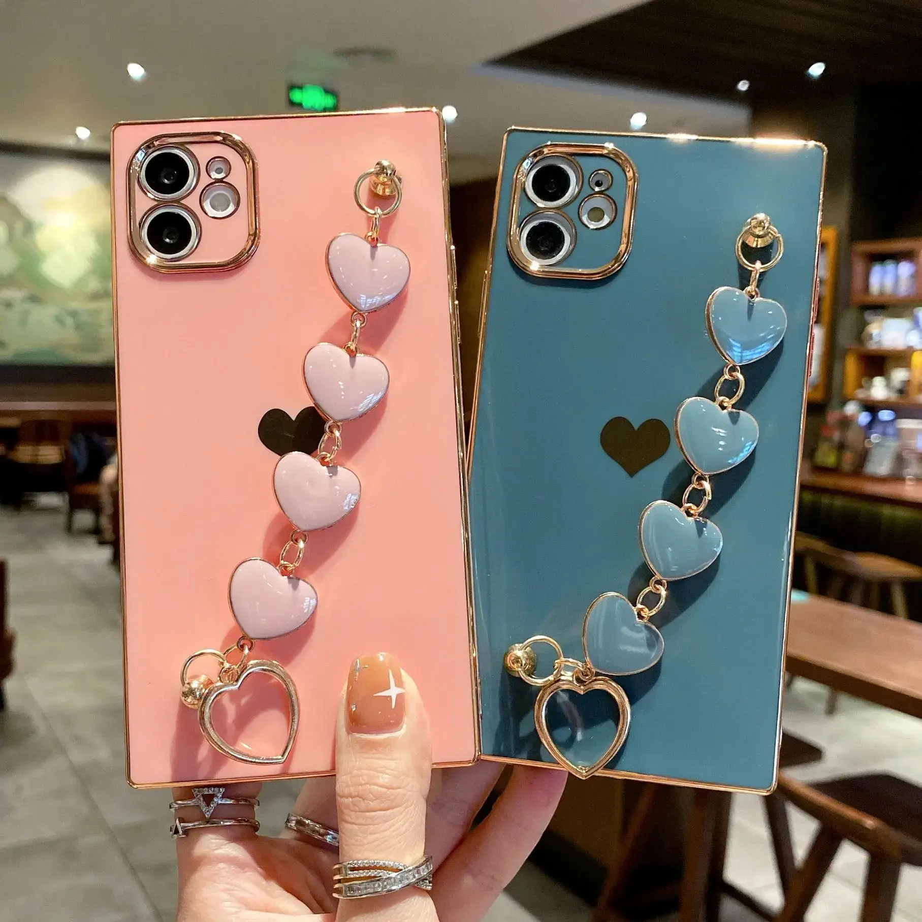 Yellow Heart Phone Case with Anti-Fall Protection - Image 13