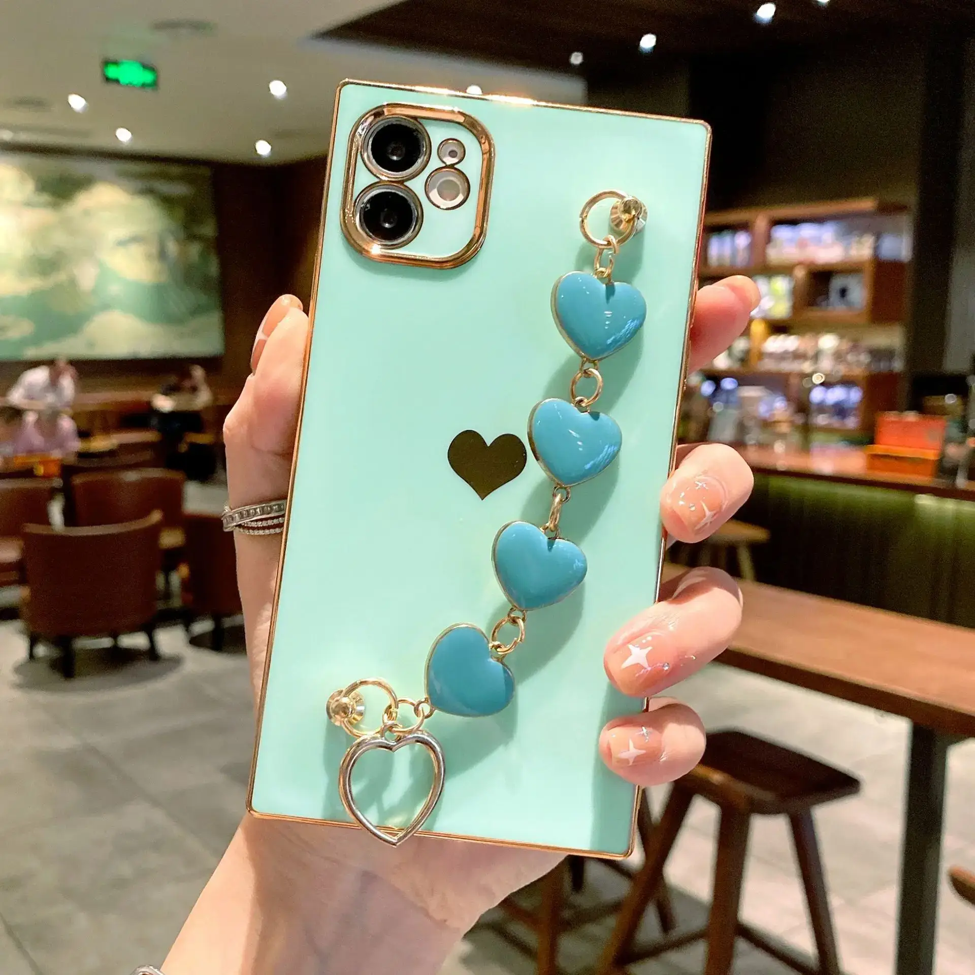 Yellow Heart Phone Case with Anti-Fall Protection - Image 7
