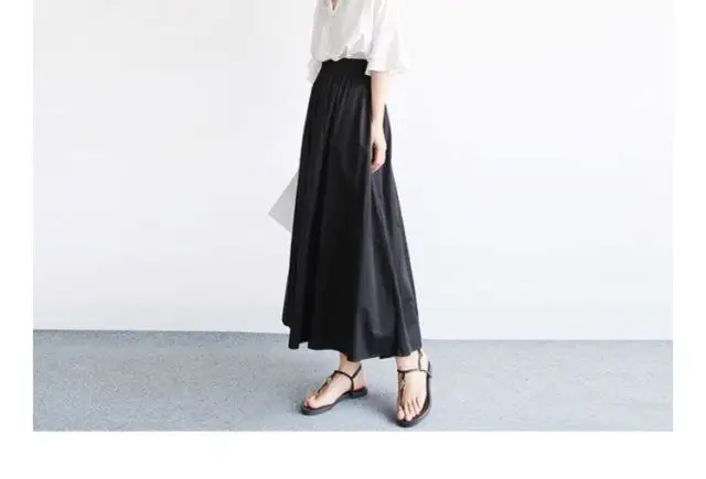 Japanese Style A-Line Skirt Olive Green Large Size — feature 6