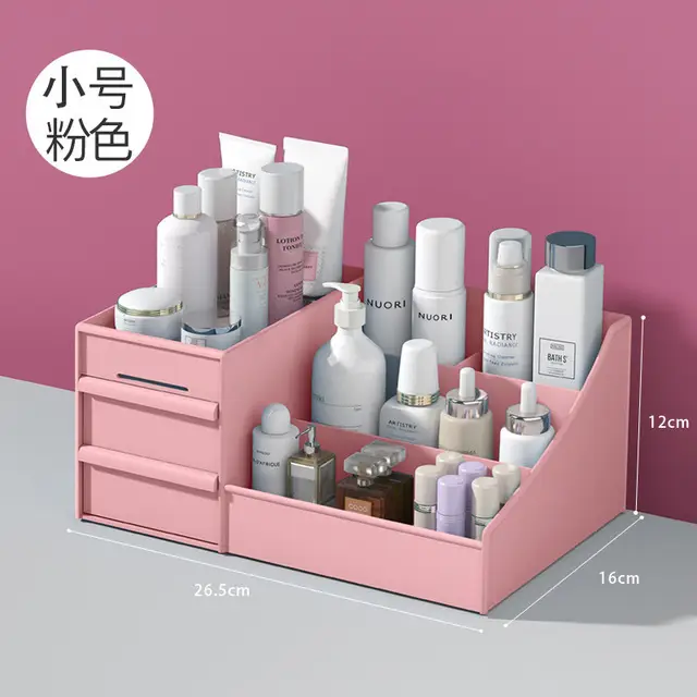 Pink Makeup Storage Rack 12x16cm - Image 3
