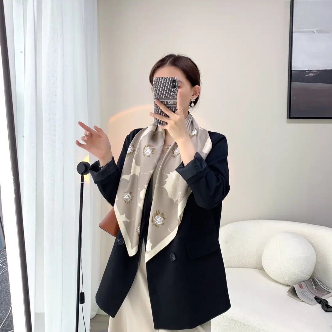 Sunscreen Shawl 90cm Large Square Muslim Women - Image 11