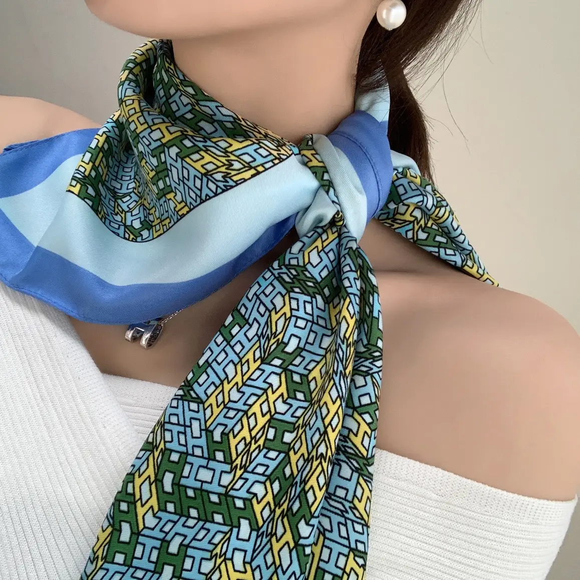 Sunscreen Shawl 90cm Large Square Muslim Women - Image 6