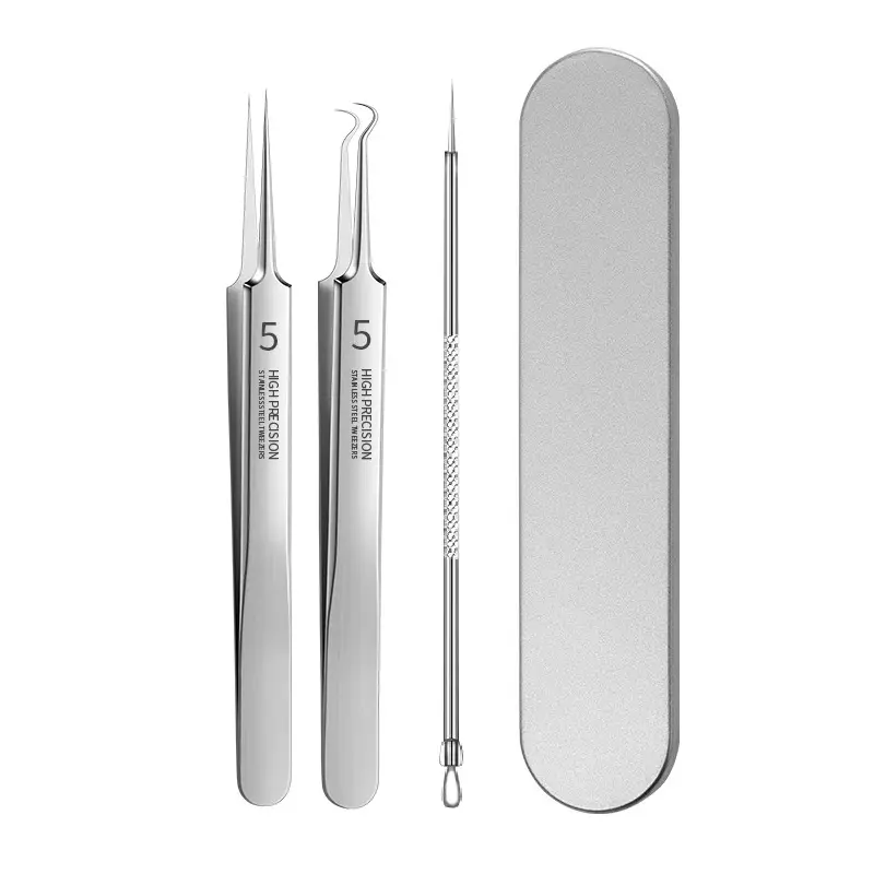 Fine steel three-piece set [with No. 5 iron box]]