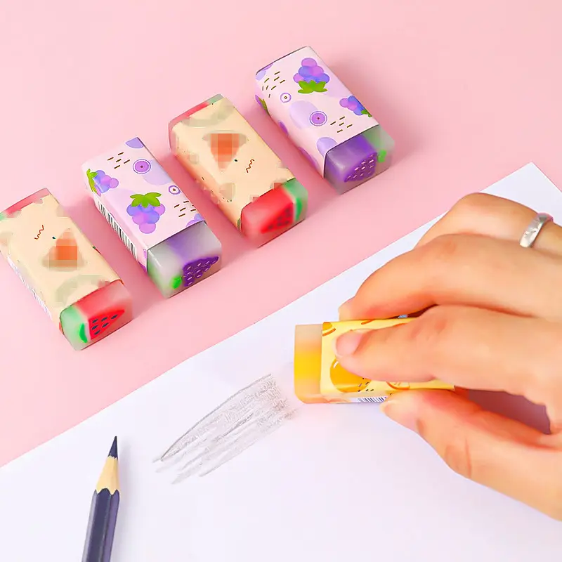 Fruit-themed Cartoon Erasers for Kids Stationery - Image 10